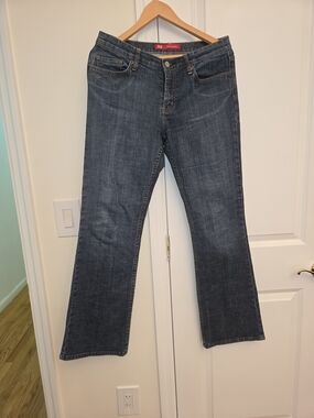 Express Women's Boot Cut Jeans - Indigo Blue